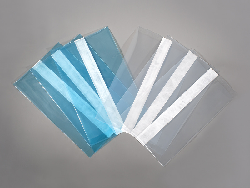 Bolsa de tira central feita de tyvek