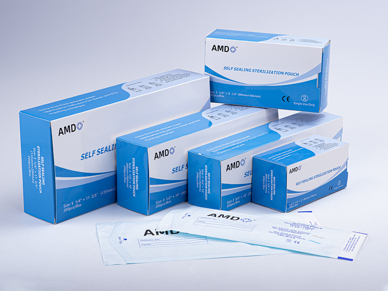 Bolsa de esterilização de auto -vedação da AMD