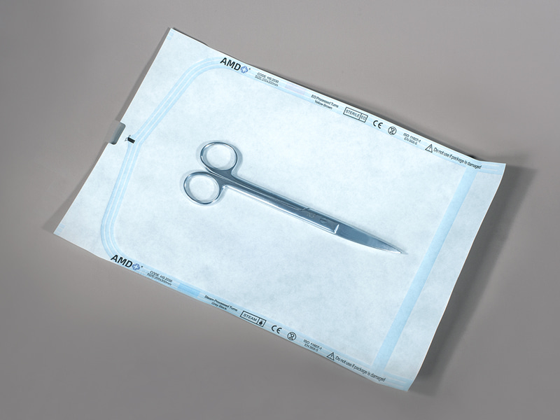 Bolsa de esterilização de vedação de calor e calor