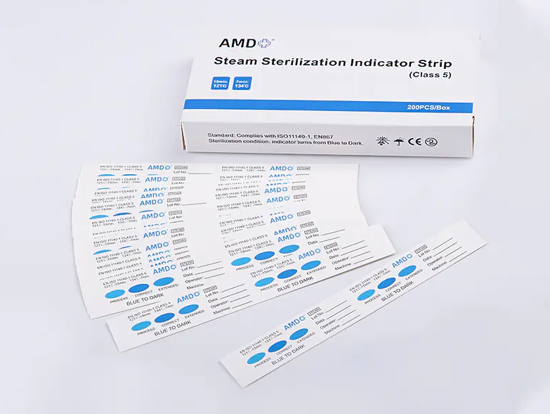 A fita de tiras indicadoras de vapor pode melhorar as verificações diárias de esterilização